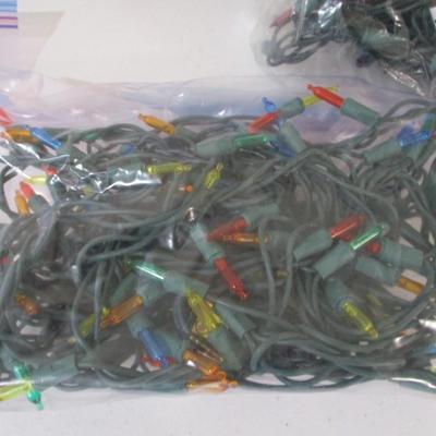 Array Of Stringed Christmas Lights