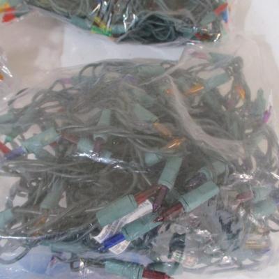 Array Of Stringed Christmas Lights