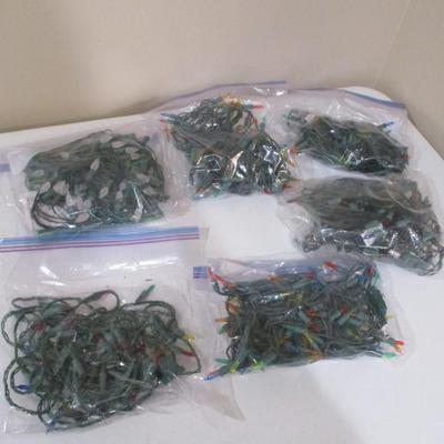 Array Of Stringed Christmas Lights