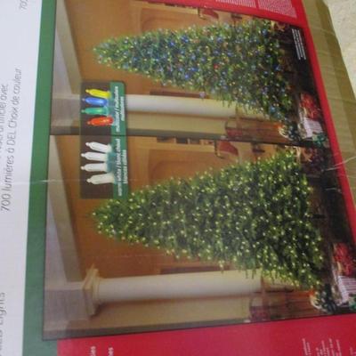 7.5 Foot Just Cut Aspen Fir Artificial Tree LED Lights