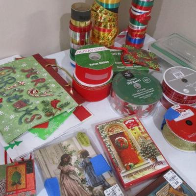 Array Of Christmas Bags & Ribbon #1