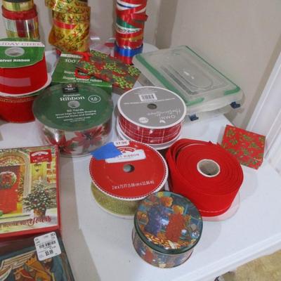 Array Of Christmas Bags & Ribbon #1