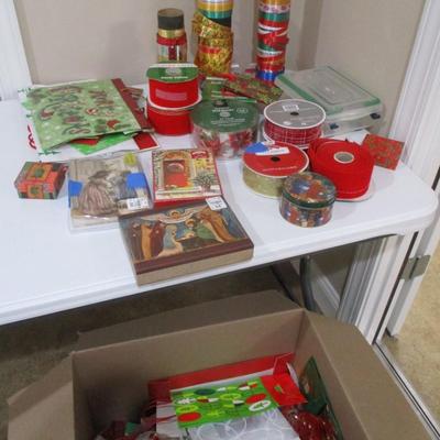 Array Of Christmas Bags & Ribbon #1