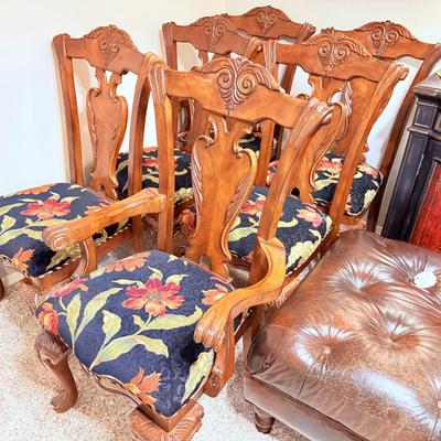 Lot 1: Beautiful Buffet, Art, Dining Chairs & More