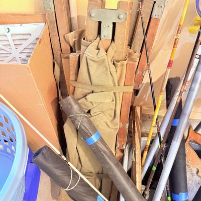 Lot 5: Motorcyle Parts & More / Garage Far Wall Selection