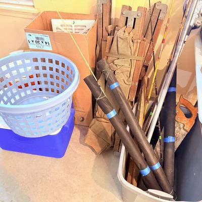 Lot 5: Motorcyle Parts & More / Garage Far Wall Selection