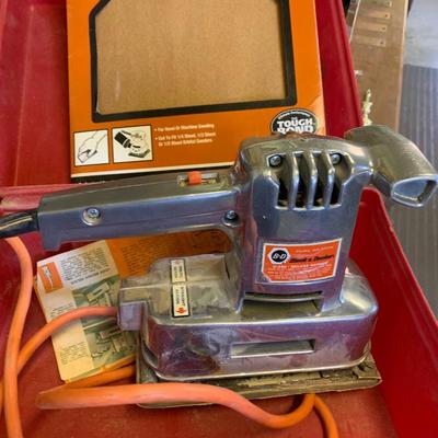 Black & Decker Sander In Hard Protector Case