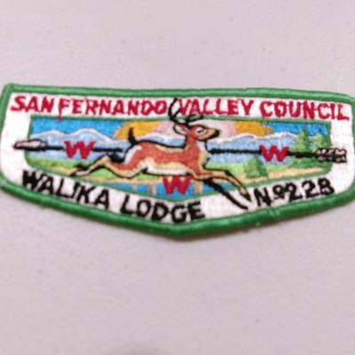 San Fernando Valley Council Walika Lodge No. 228 Sew On Patch - B (SR)