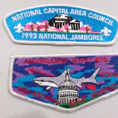 Boy Scouts Embroidered Patches Tidewater Council Gilwell Amangamek Wipit Lodge 470 - F (SR)