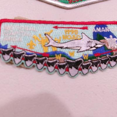 Boy Scouts Embroidered Patches Tidewater Council Gilwell Amangamek Wipit Lodge 470 - F (SR)