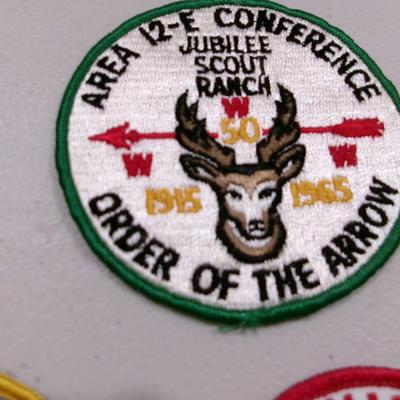 Boy Scouts Embroidered Patches Camp Marriott 11th World Jamboree Greece Area 12-E Conference Order Of The Arrow - H (SR)