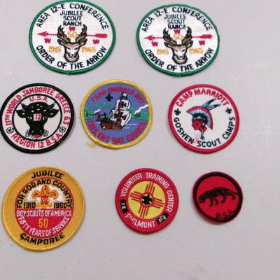 Boy Scouts Embroidered Patches Camp Marriott 11th World Jamboree Greece Area 12-E Conference Order Of The Arrow - H (SR)