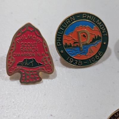 Vintage Boy Scout Neckerchiefs Slide On Philturn Philmont - L (SR)