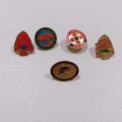 Vintage Boy Scout Neckerchiefs Slide On Philturn Philmont - L (SR)