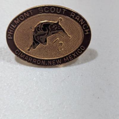 Vintage Boy Scout Neckerchiefs Slide On Philturn Philmont - L (SR)