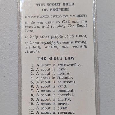 The Scout Oath Of Promise & The Scout Law Cards (SR)
