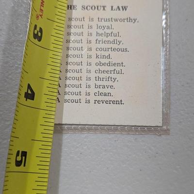 The Scout Oath Of Promise & The Scout Law Cards (SR)