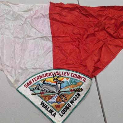 Vintage Boy Scout Scarves Philmont Scout Ranch Valley Forge BSA 1964 Jamboree Camp Emerald Bay - 2 (SR)