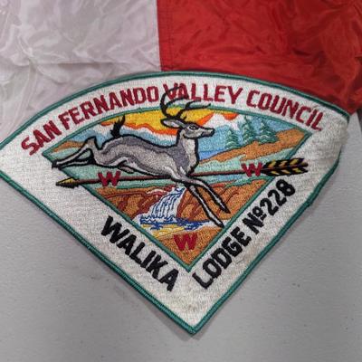 Vintage Boy Scout Scarves Philmont Scout Ranch Valley Forge BSA 1964 Jamboree Camp Emerald Bay - 2 (SR)