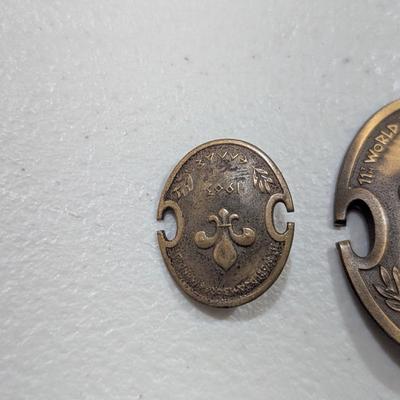 The World Jamboree Mondial 1963 Official Bronze Pins-K (SR)