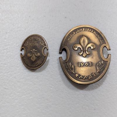 The World Jamboree Mondial 1963 Official Bronze Pins-K (SR)