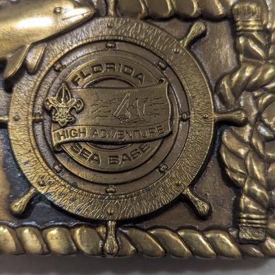 BSA Florida Sea Base High Adventure Belt Buckle (SR)