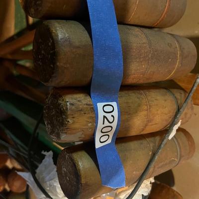 Antique Wood Croquet Set