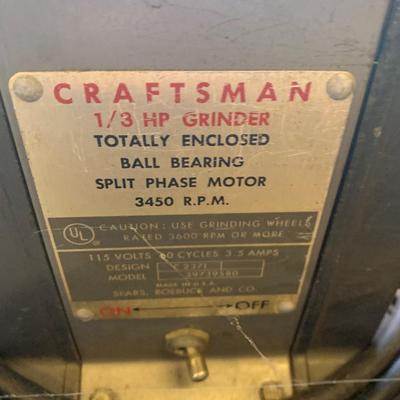 Craftsman Grinder On Stand