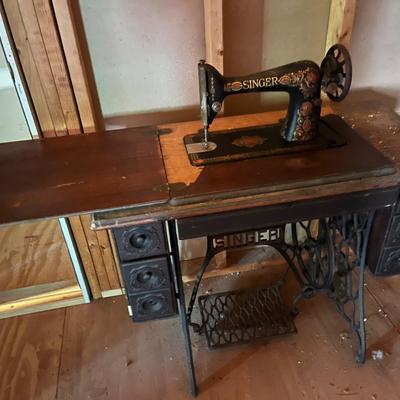 Antique Singer Sewing Machine