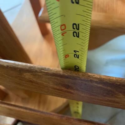 THREE Antique Wood Childs Size Chairs