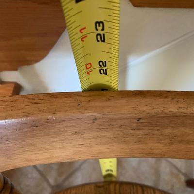 THREE Antique Wood Childs Size Chairs