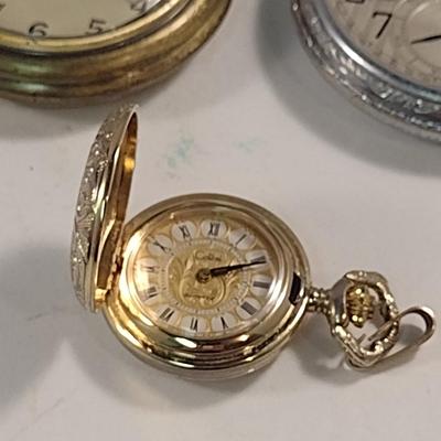 Collection of Pocket Watches- Assorted Makers- Not in Working Condition (#73)