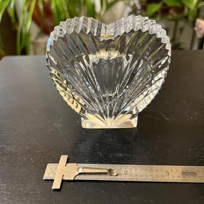 Waterford heart-shaped clock
