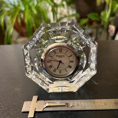 Waterford octagonal small clock