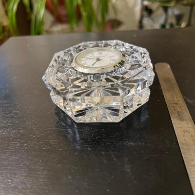 Waterford octagonal small clock