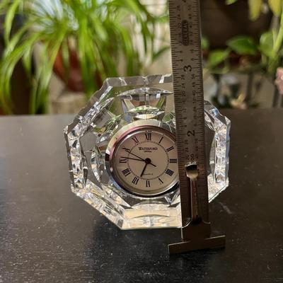 Waterford octagonal small clock