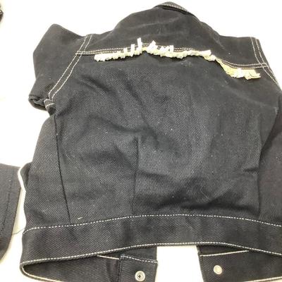 Black White Cowboy/Cowgirl Outfit Costume