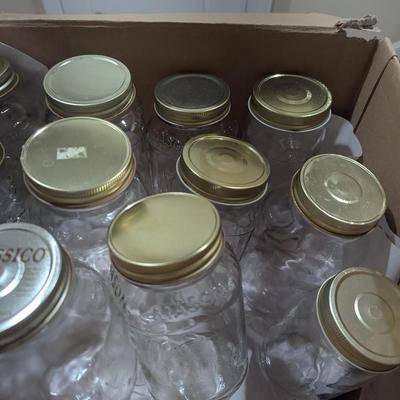 Variety Of 32 Canning Jars With Lids (SR)