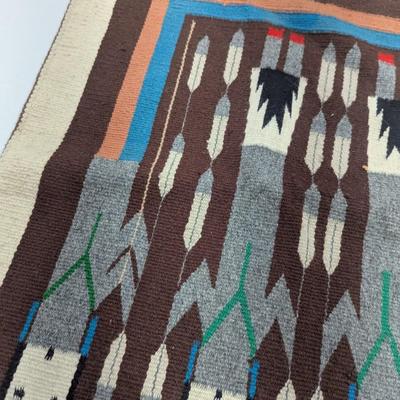 United Indian Traders Association Navajo All Wool Woven Rug (SR)