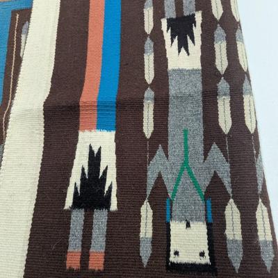 United Indian Traders Association Navajo All Wool Woven Rug (SR)