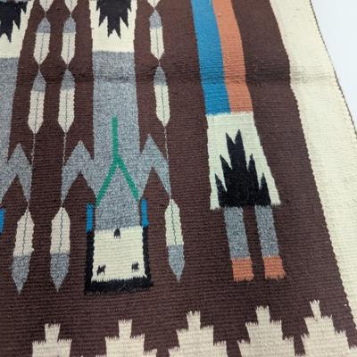 United Indian Traders Association Navajo All Wool Woven Rug (SR)