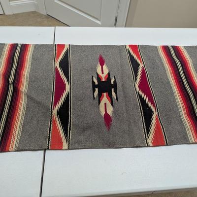 Navajo All Wool Woven Rug (SR)