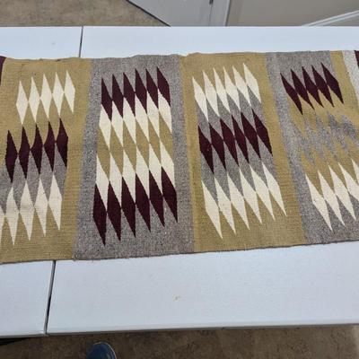 Navajo All Wool Woven Rug (SR)