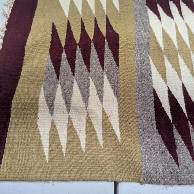 Navajo All Wool Woven Rug (SR)
