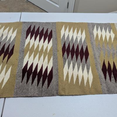 Navajo All Wool Woven Rug (SR)