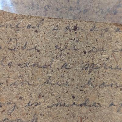 Native American Sand On Board Inscription On The Back (SR)