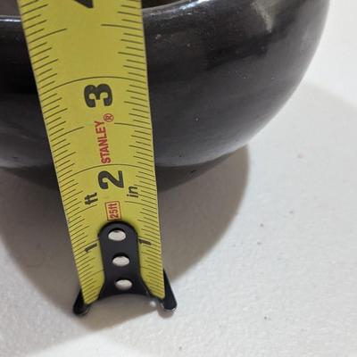 Native American Black Pot Pottery 5 1/2" (SR)