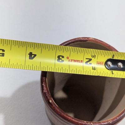 Native American Brown Pottery Cup 5" (SR)