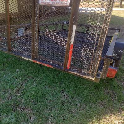 Carry-On Pull Behind Trailer with Drop Gate 5'x8' with Clear Title