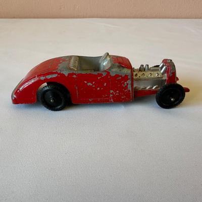 MIDGETOY METAL PLANE AND METAL TOY HOT ROD